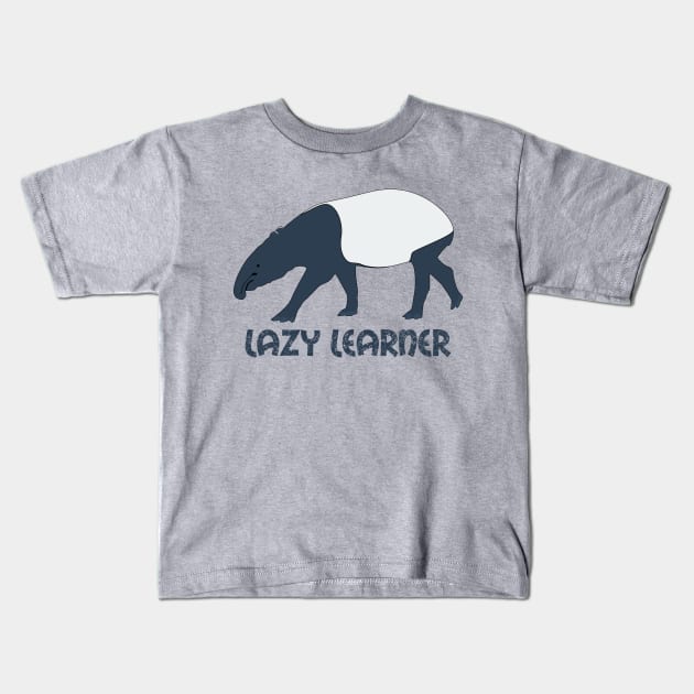 Lazy Learner Kids T-Shirt by WTFudge